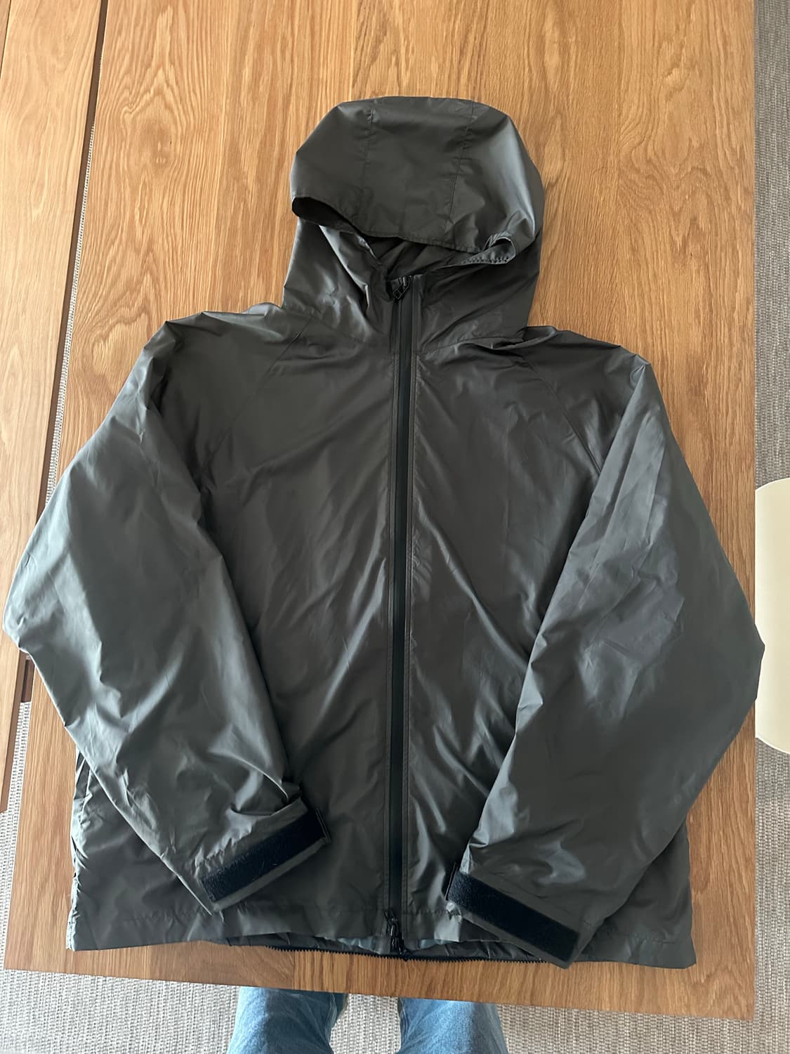 민즈와일 아이스터치 오버랩 자켓 차콜(져지+바람막이 105사이즈감) 상품이미지9