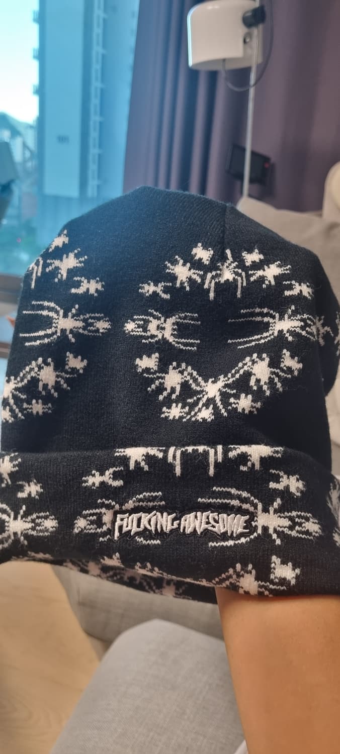 🧢 Fucking Awesome Snowflake Knit Beanie 상품이미지2