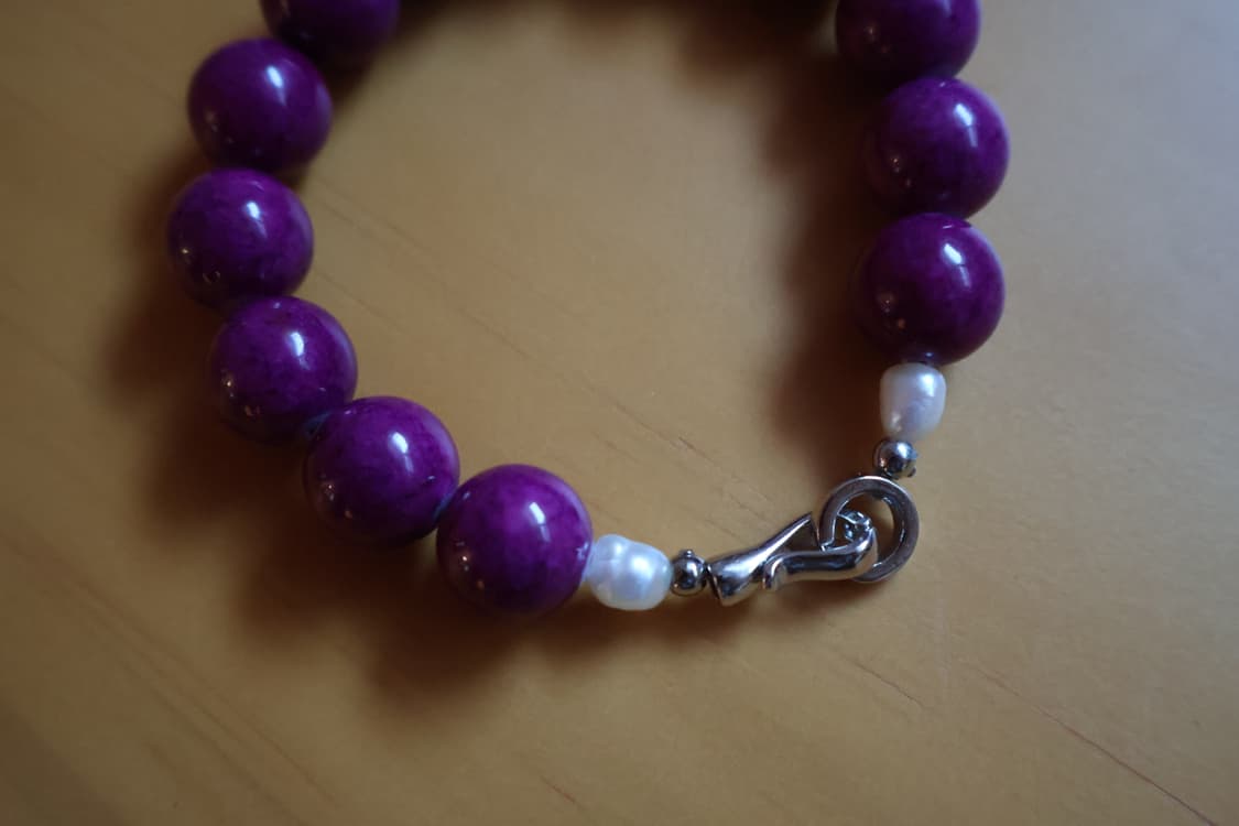 [heureul] violet stone bracelet 상품이미지5