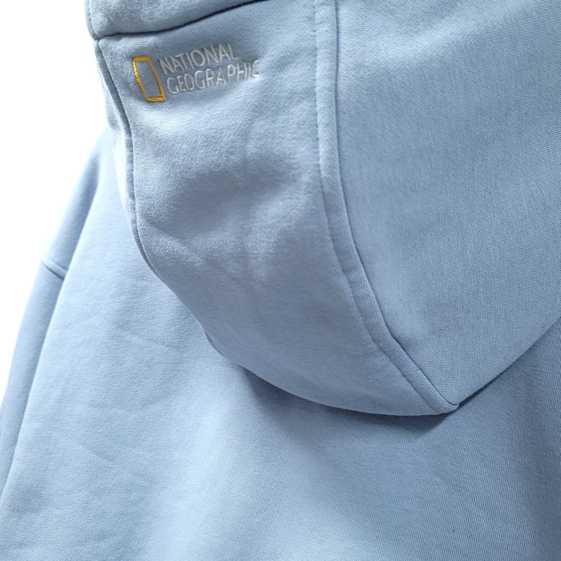 [M] 내셔널지오그래픽 스톰 블루 컴포터블 오버핏 후드집업 상품이미지5