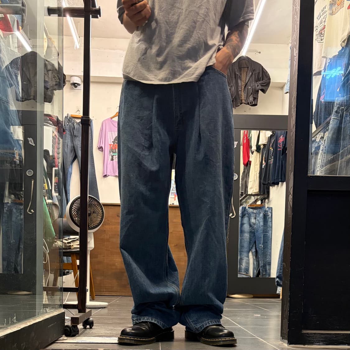 Carhartt 데님 워시드 힙합팬츠 상품이미지1