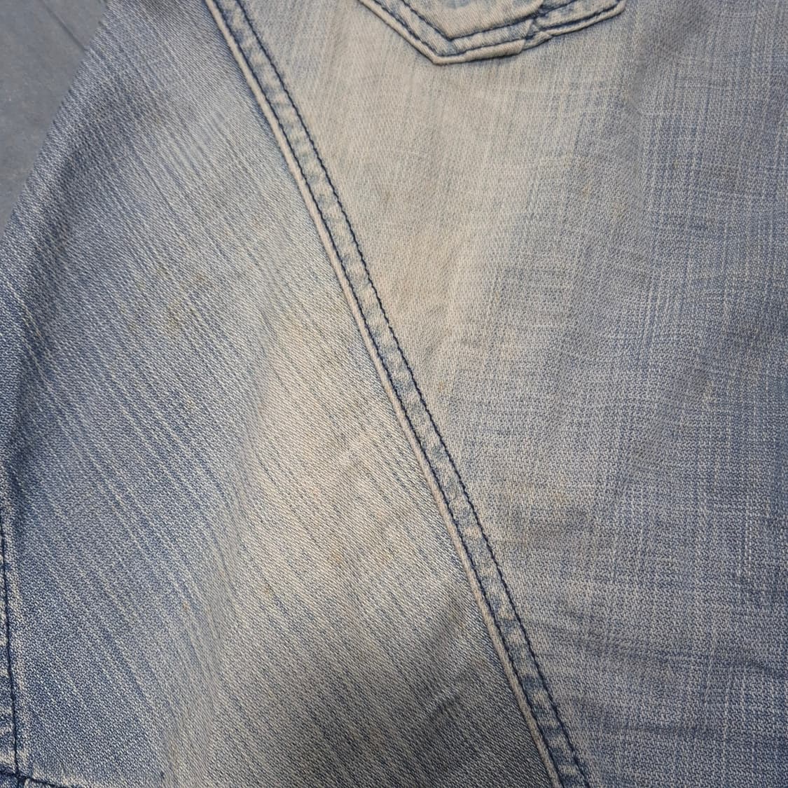 H&M 워싱 미디 데님 스커트 34 상품이미지5