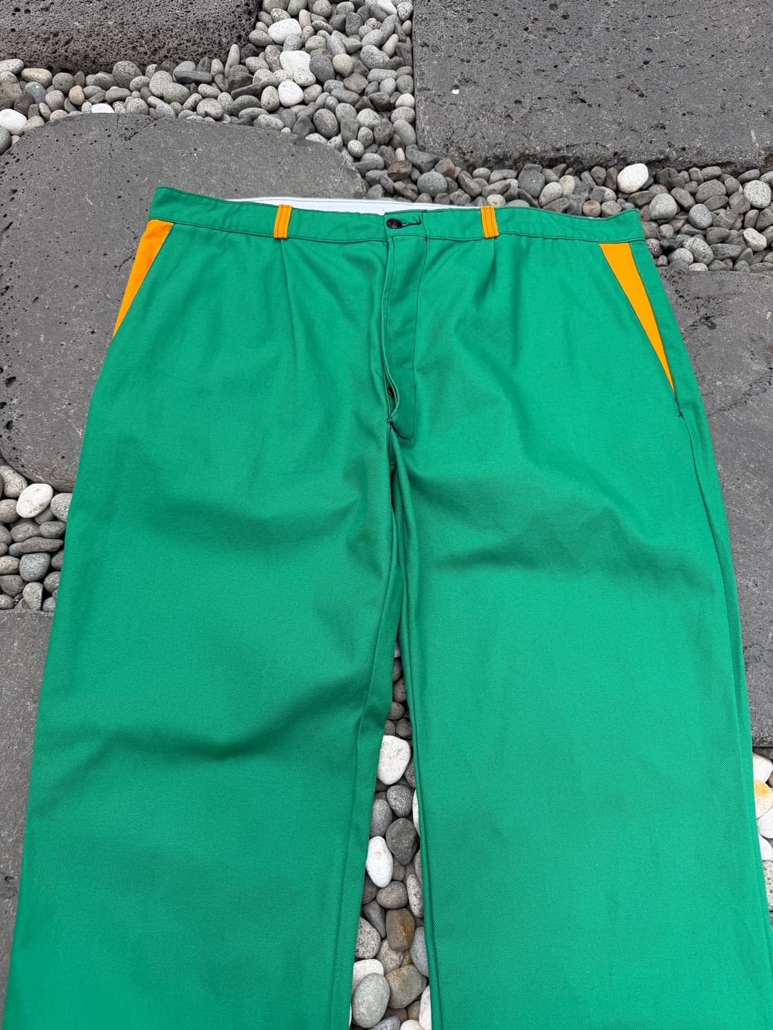 80s VINTAGE USIFOR GREEN FRENCH 프렌치워크팬츠 상품이미지3