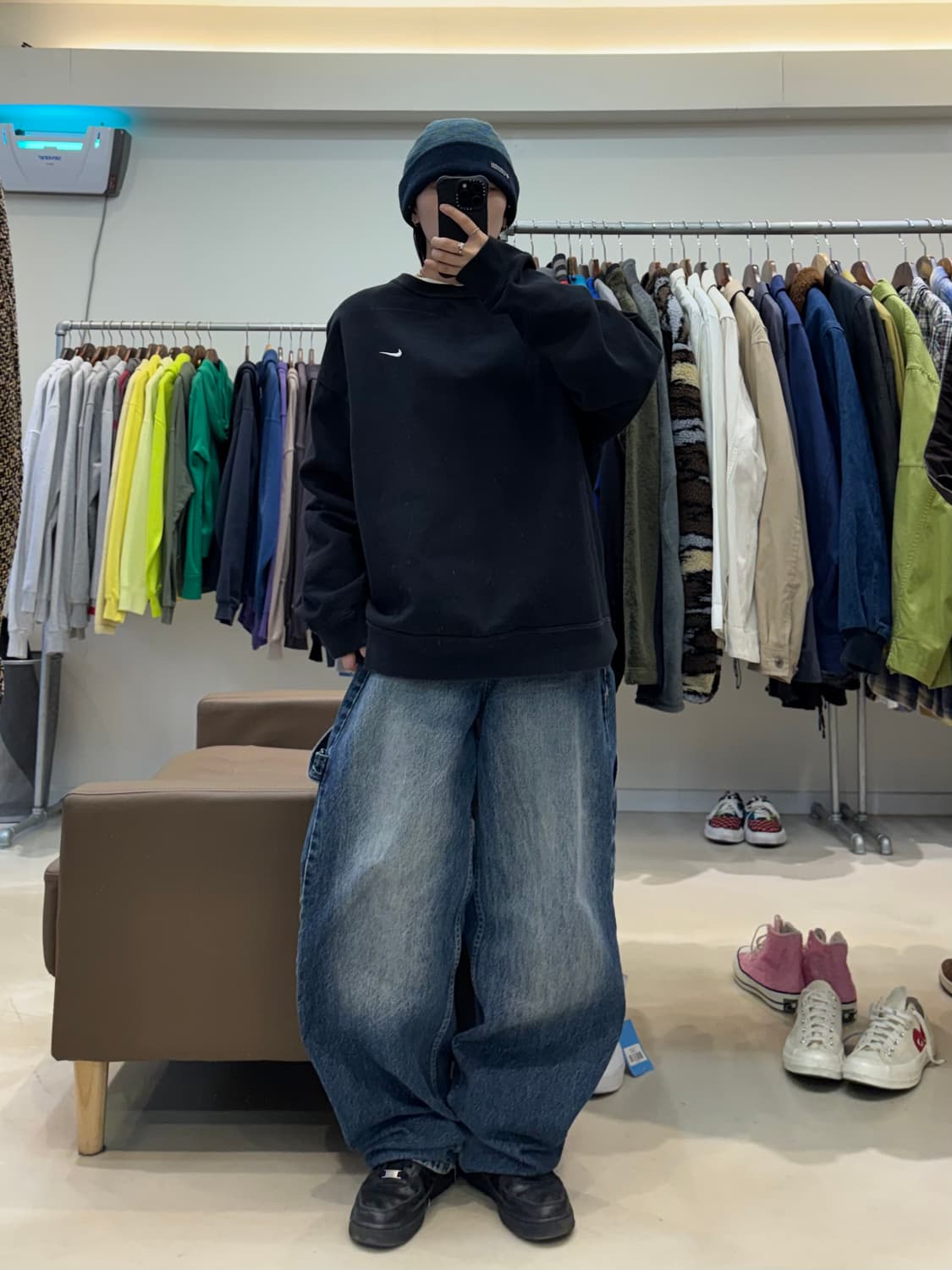 나이키 솔로 스우시 플리스 크루 맨투맨 상품이미지5