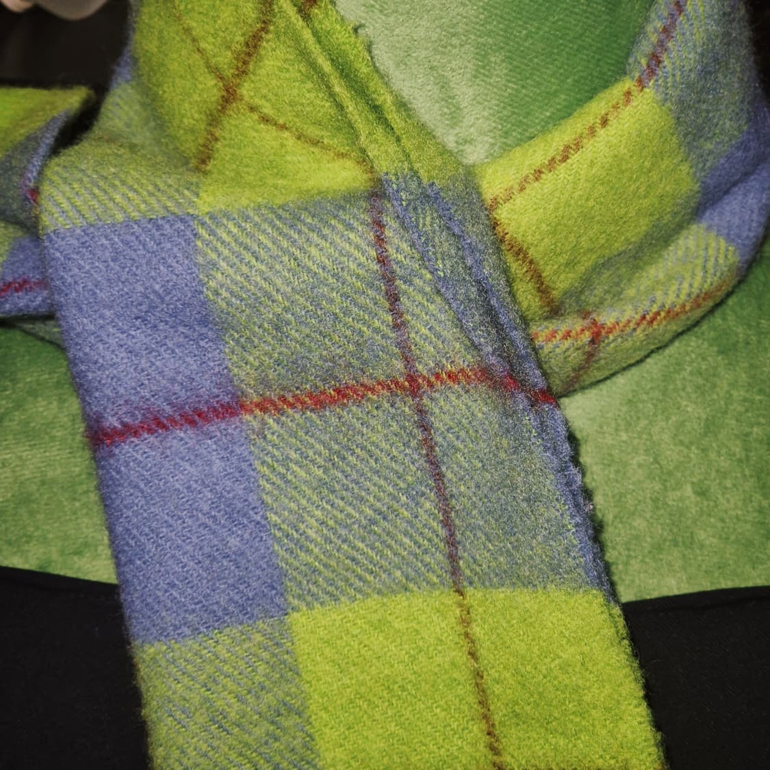 05s 히스테릭글래머 베어 타탄 체크 울 100% 머플러 상품이미지10