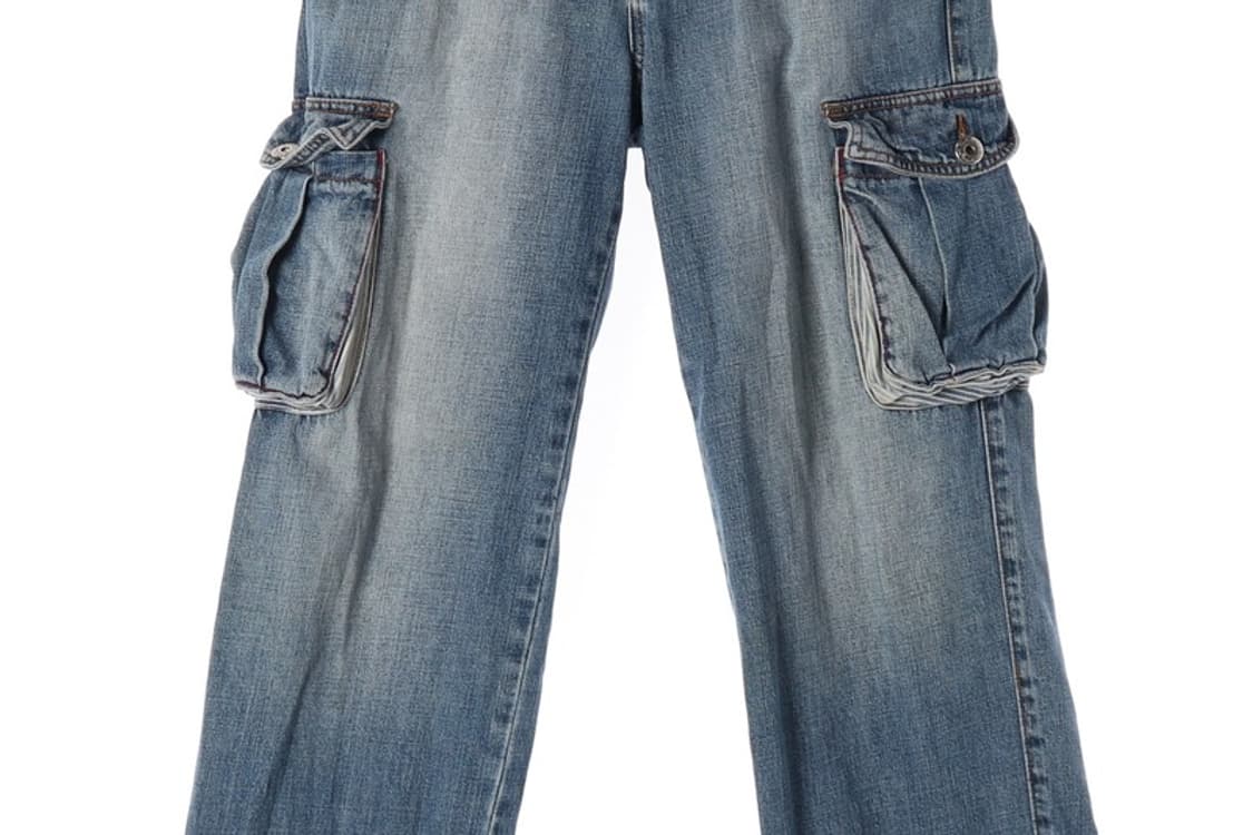 Balmer 입체 포켓 워싱 카고 데님 팬츠 32 상품이미지4