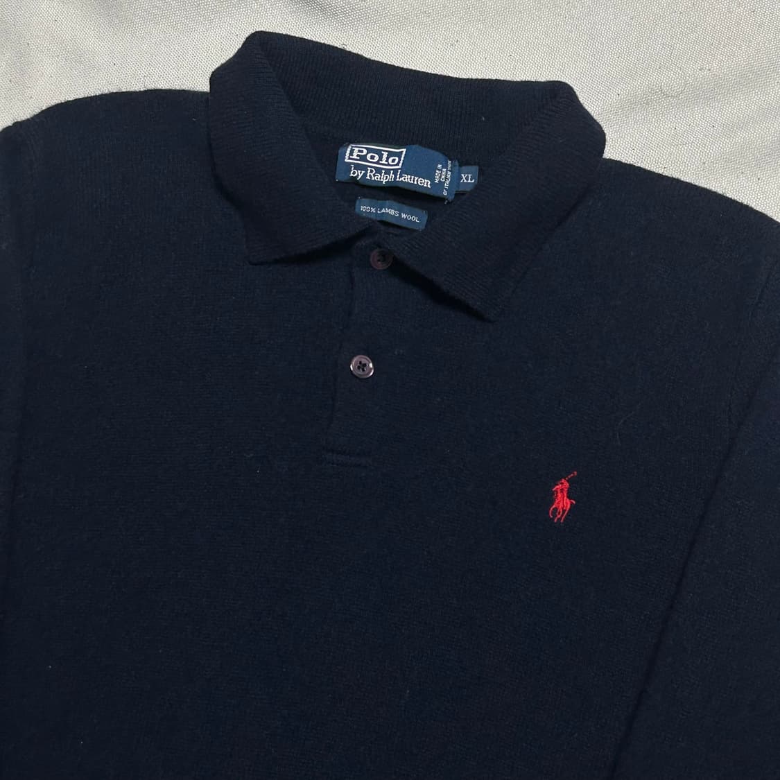 XL 폴로랄프로렌 램스울 카라 니트 상품이미지1