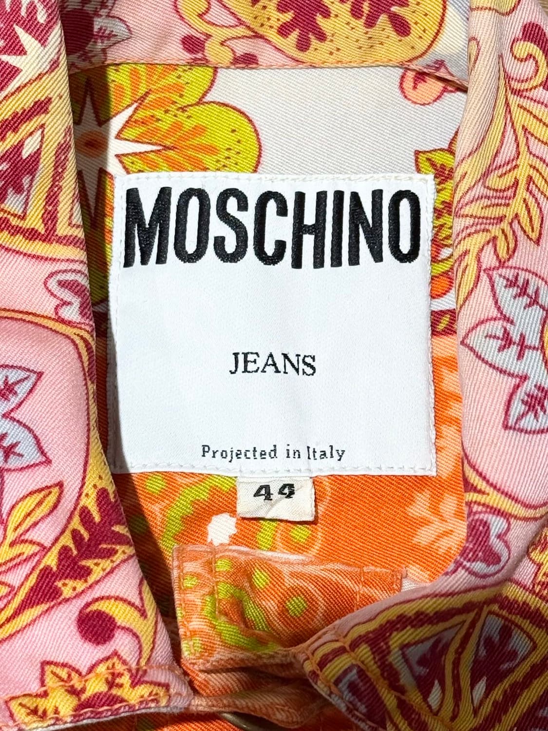 모스키노 진스 멀티컬러 플로럴 프린트 자켓 상품이미지7