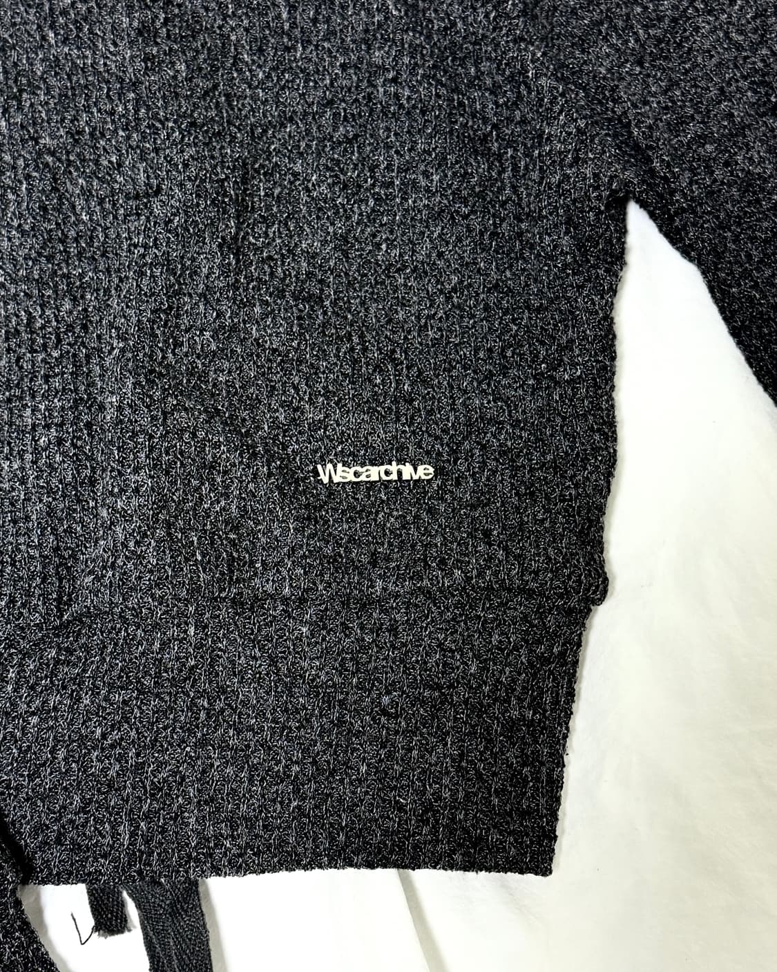 Wsc archive Ribbon 2-way knit cardigan 상품이미지8