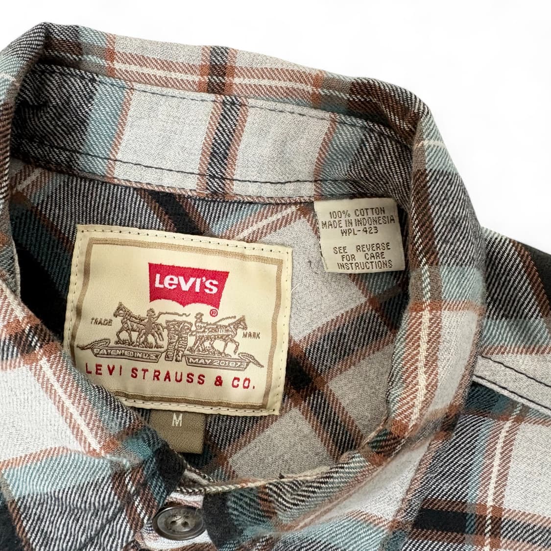 리바이스 levis 블랙탭 체크 셔츠 상품이미지7