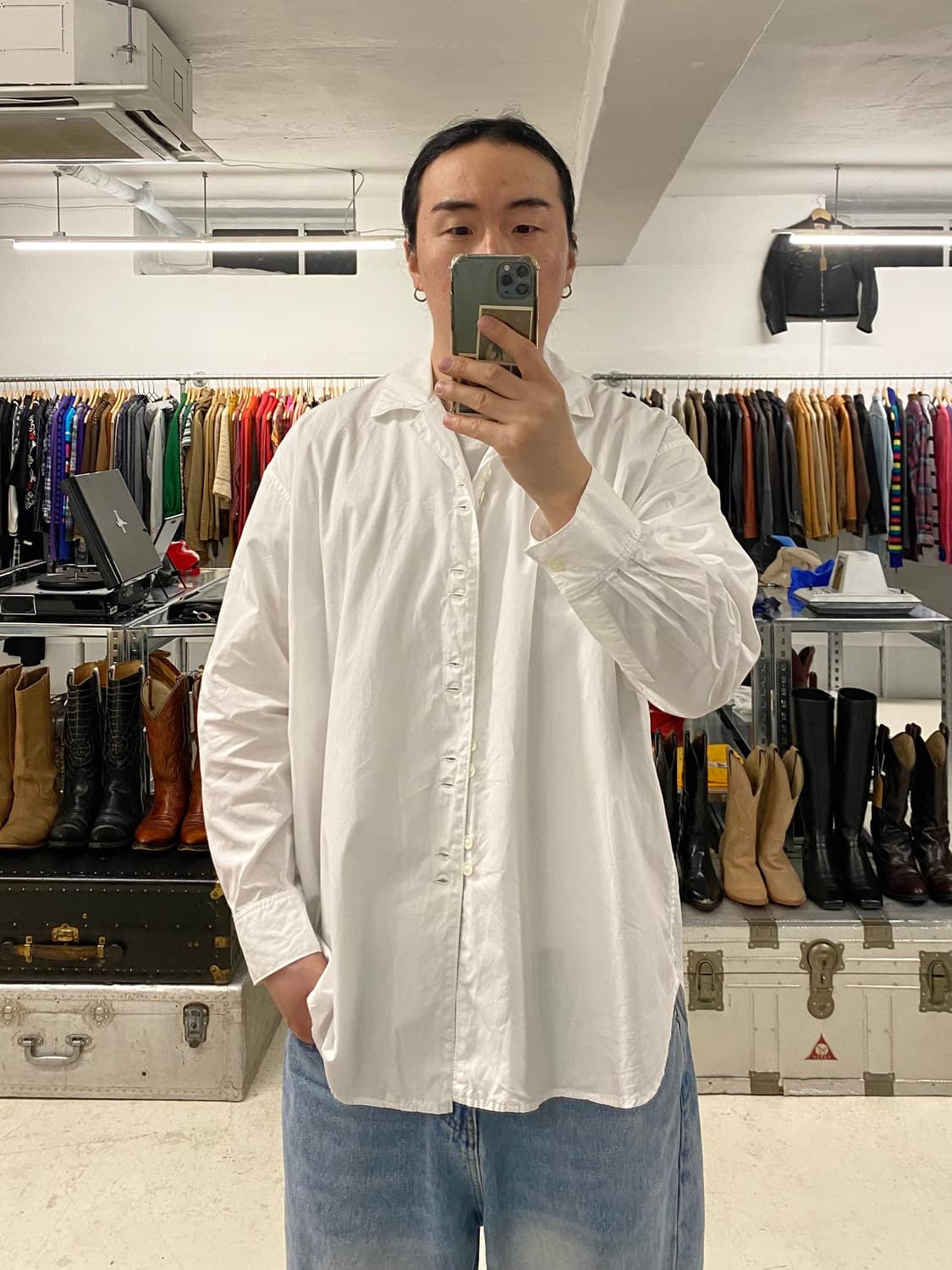 Y's yohji yamamoto open collar shirts 상품이미지1