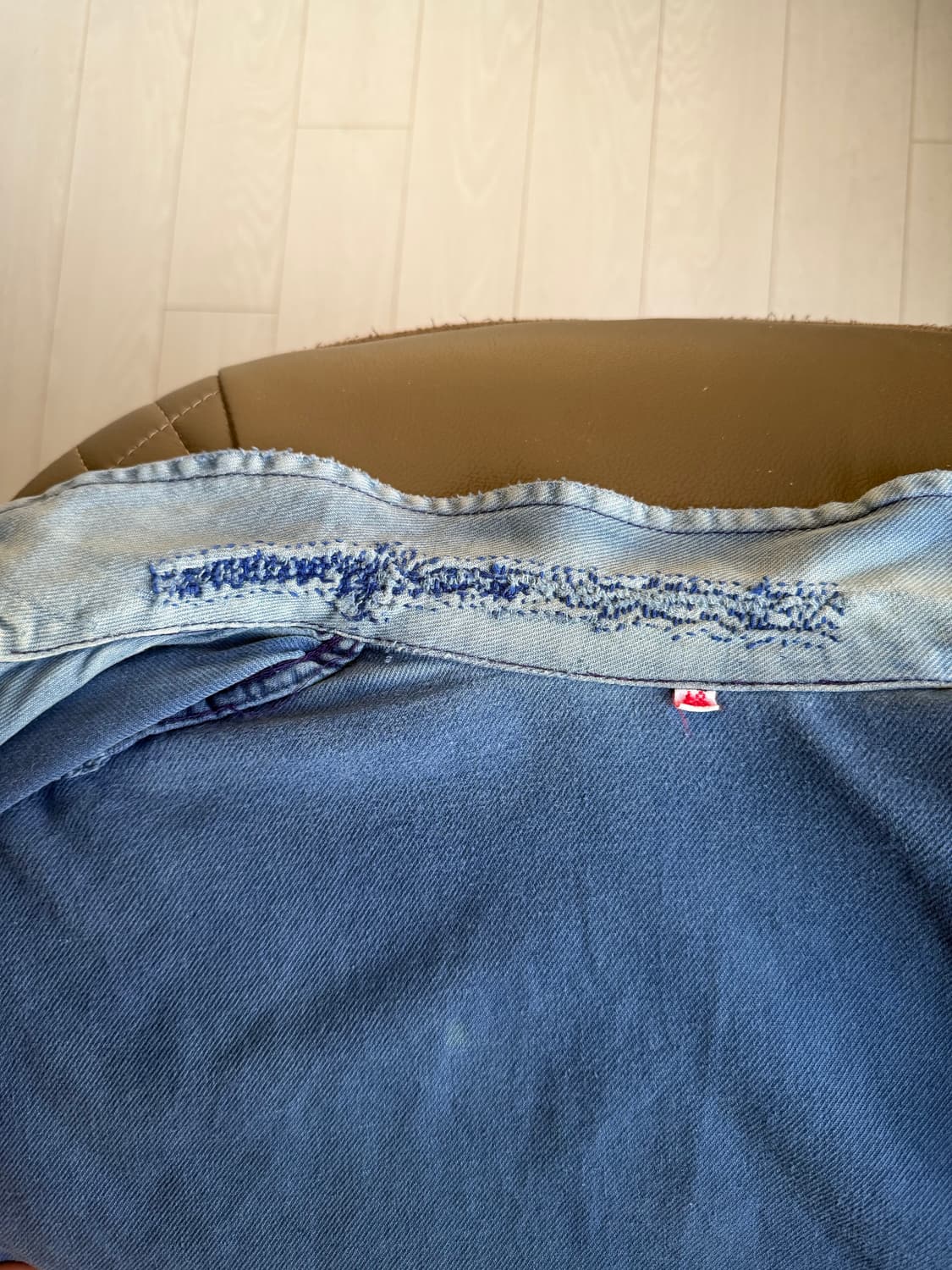 50s-70s 오리지널 프렌치 사시코 페이딩 워크자켓 상품이미지7