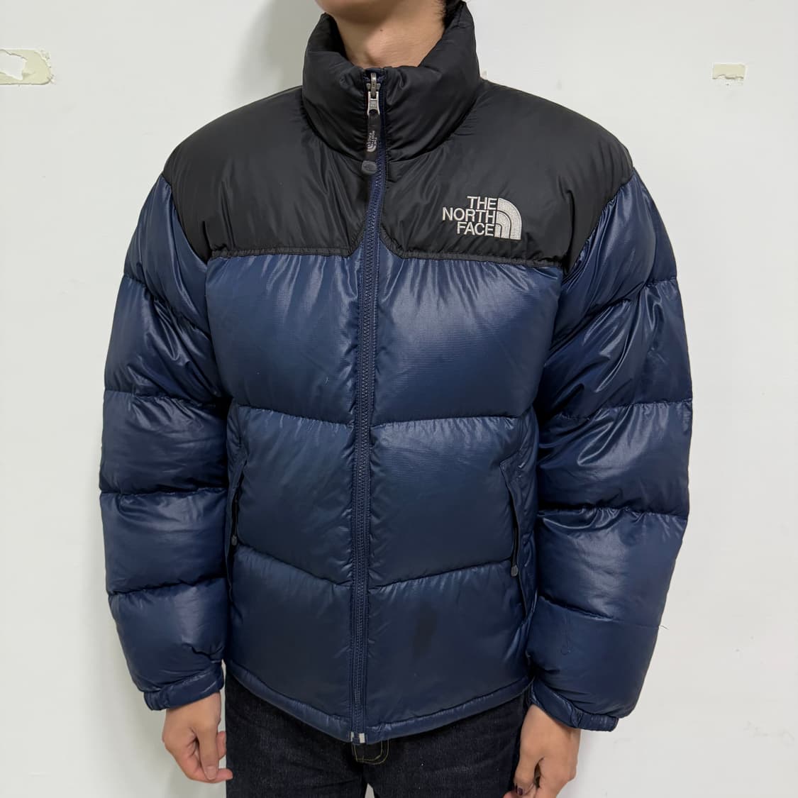 노스페이스 눕시700 패딩 네이비  상품이미지3