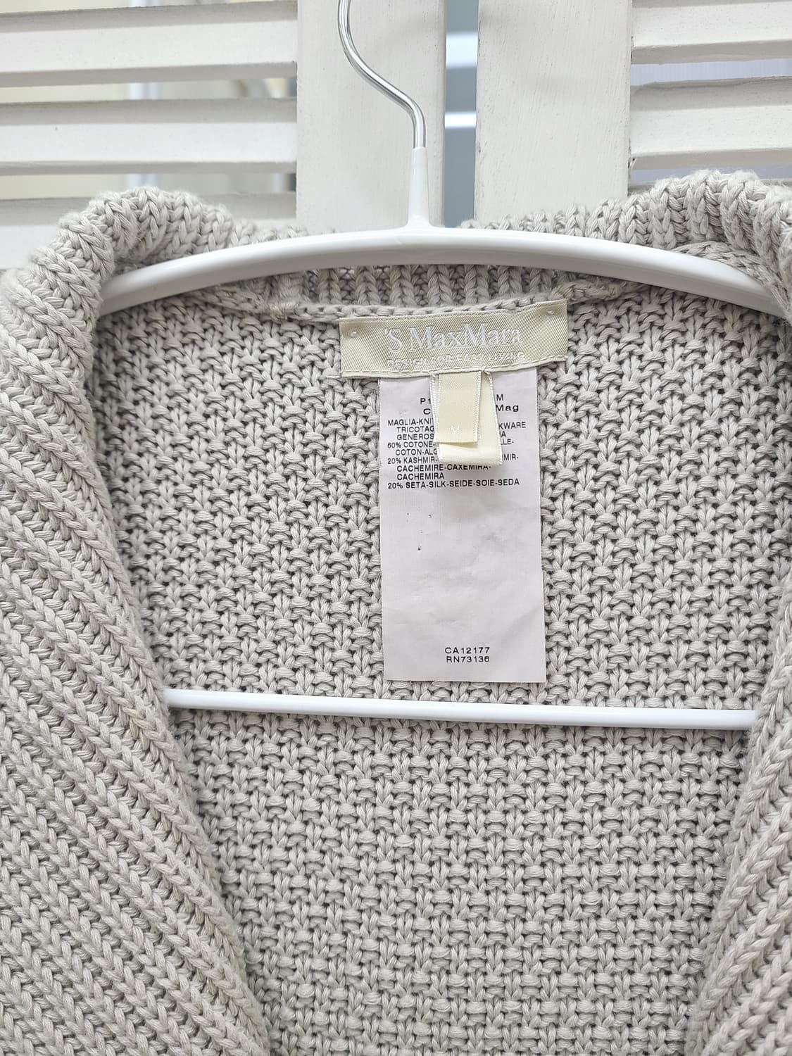 막스마라 후드 롱 니트 가디건 상품이미지3