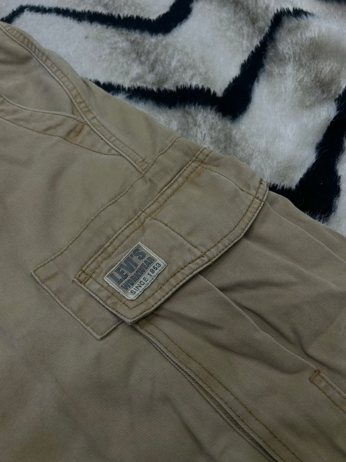 [29]리바이스 버뮤다 카고 코튼 팬츠/베이지 상품이미지1