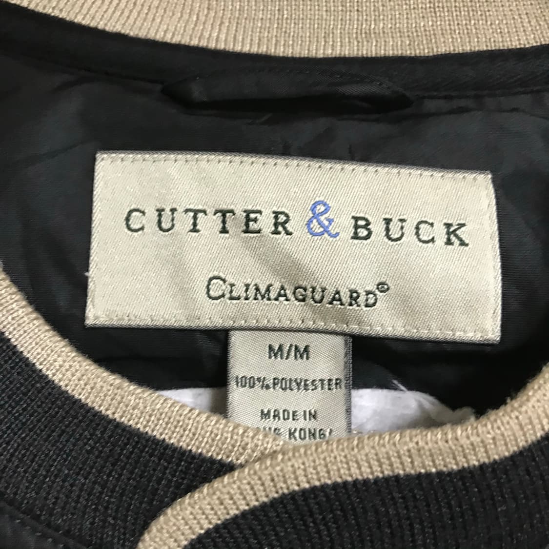 미시건 올드스쿨 검정 웜업바막 상품이미지3