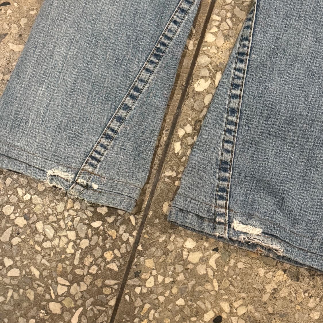 트루릴리전 레더 포켓 부츠컷 데님 32 상품이미지7