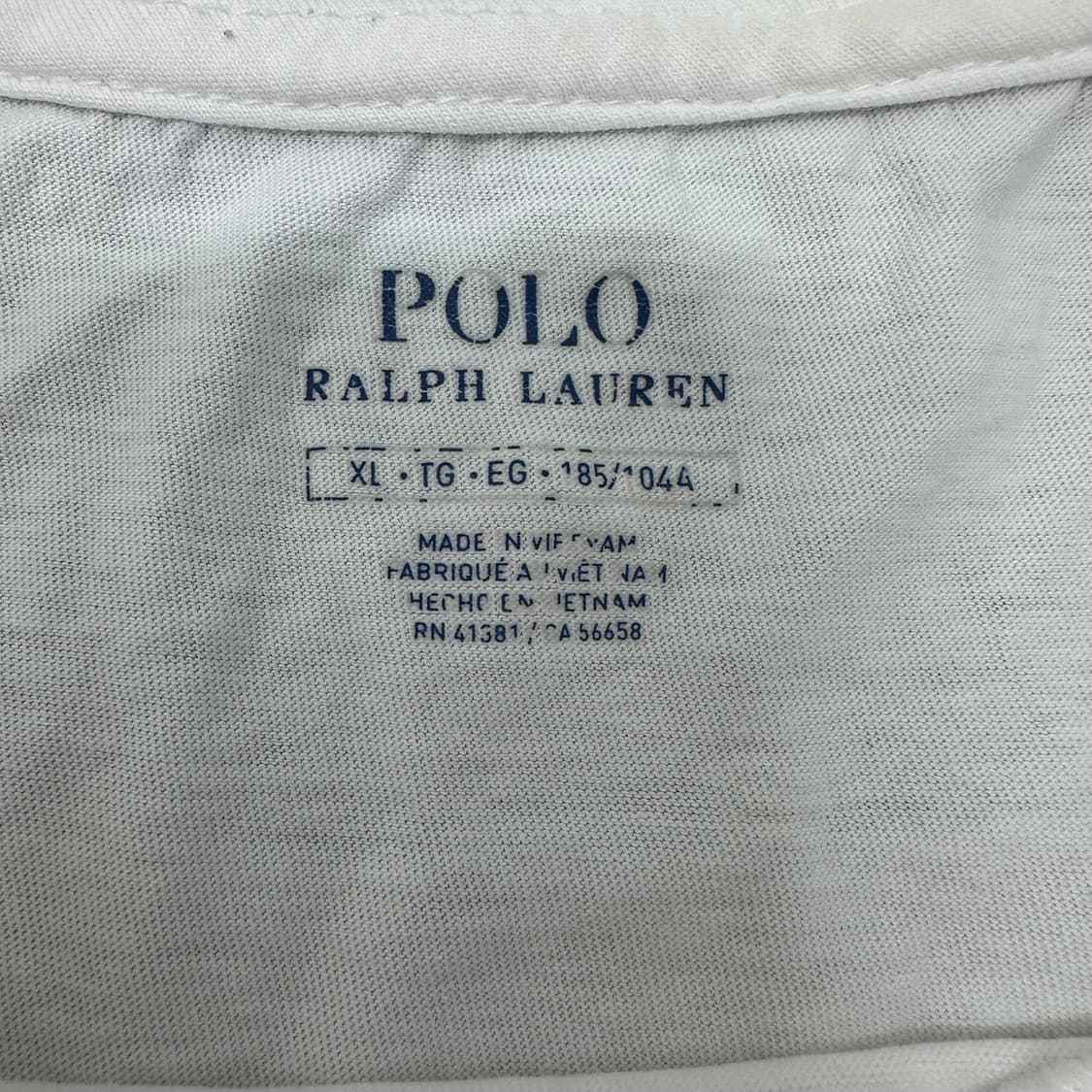 POLO 폴로 랄프로렌 반팔티셔츠 화이트 XL 상품이미지3