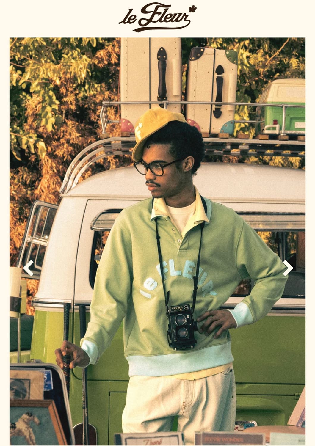 르플레르 캡 노란색 상품이미지1