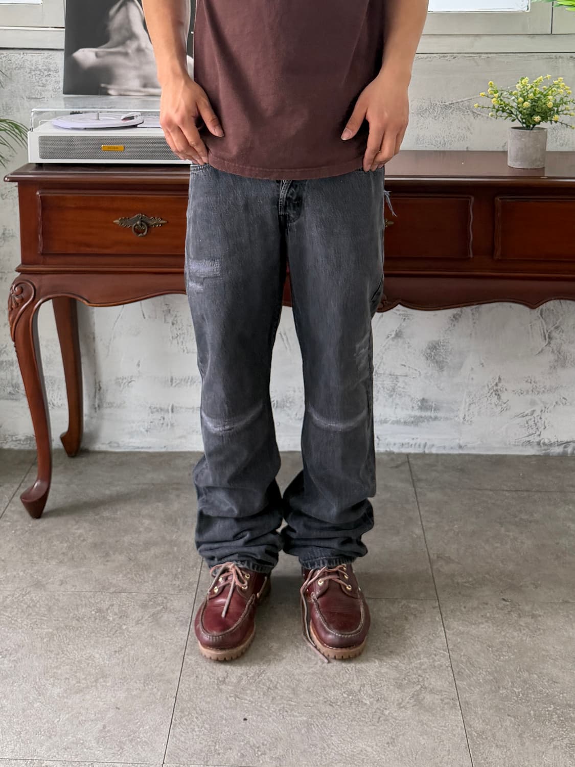 리바이스 501 스트레이트 블랙 상품이미지1