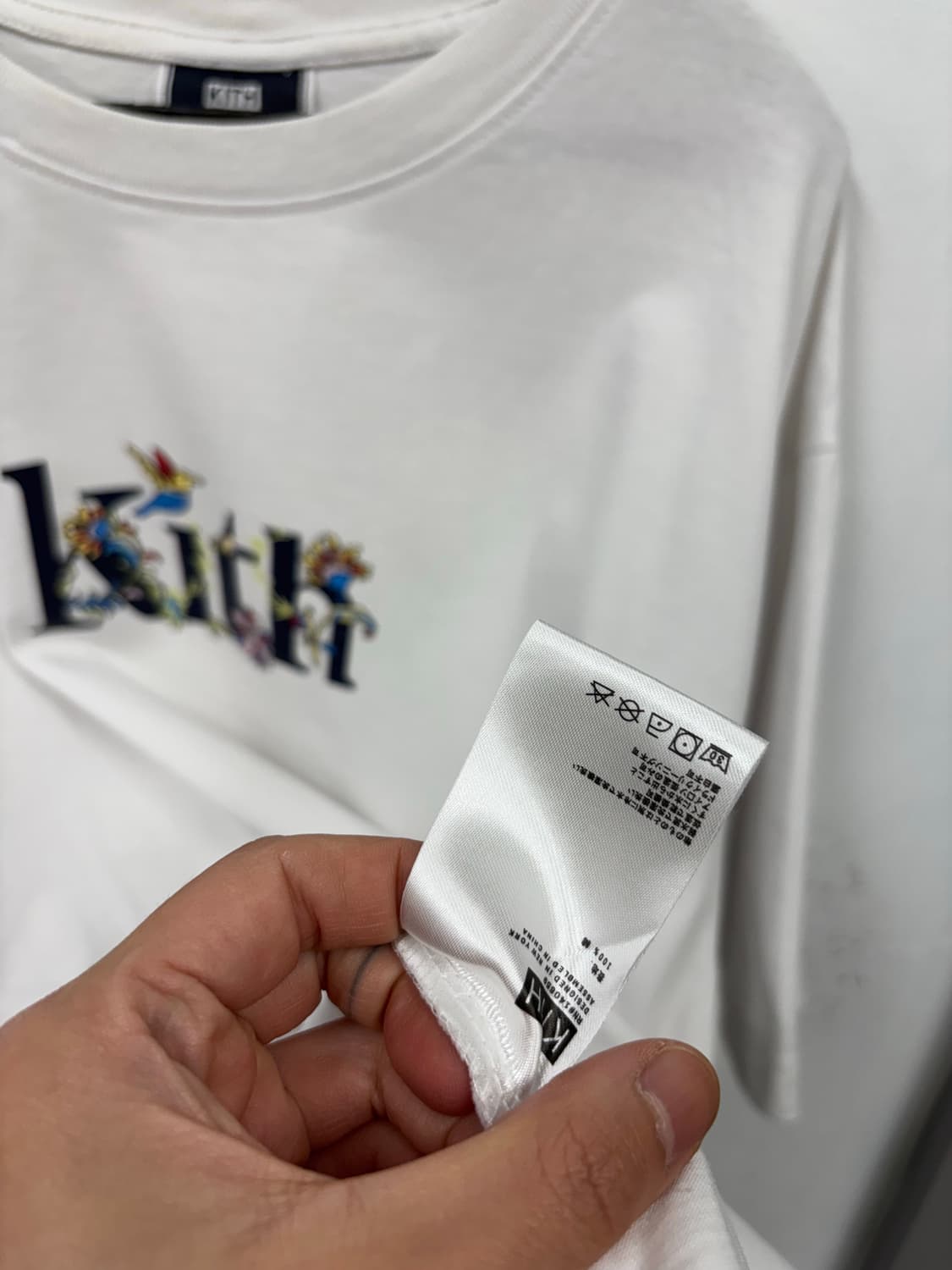 Kith 플라워 버드 화이트 반팔티 상품이미지4