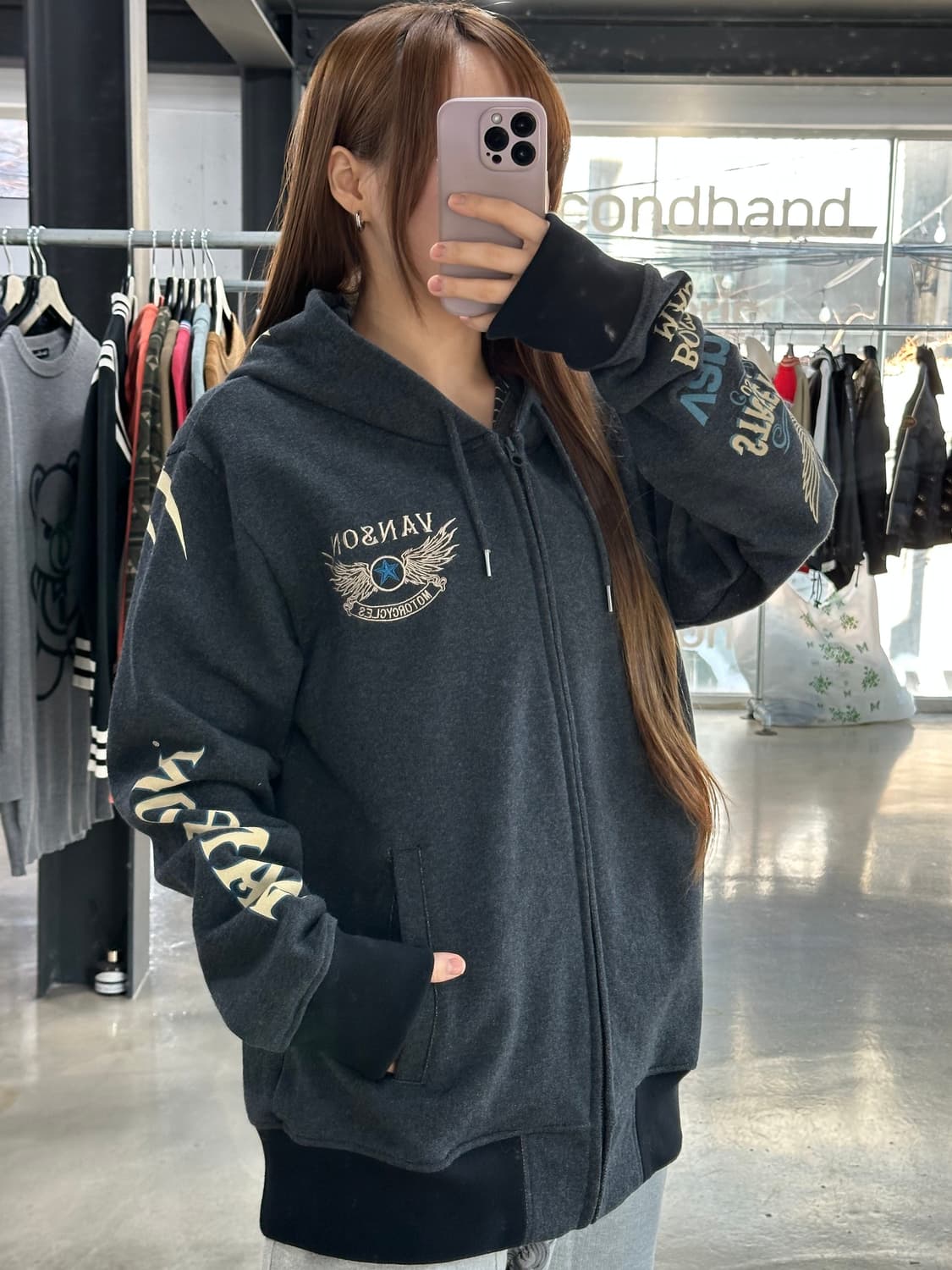 벤슨 벙커힐 블루스타 윙 후드집업 상품이미지4