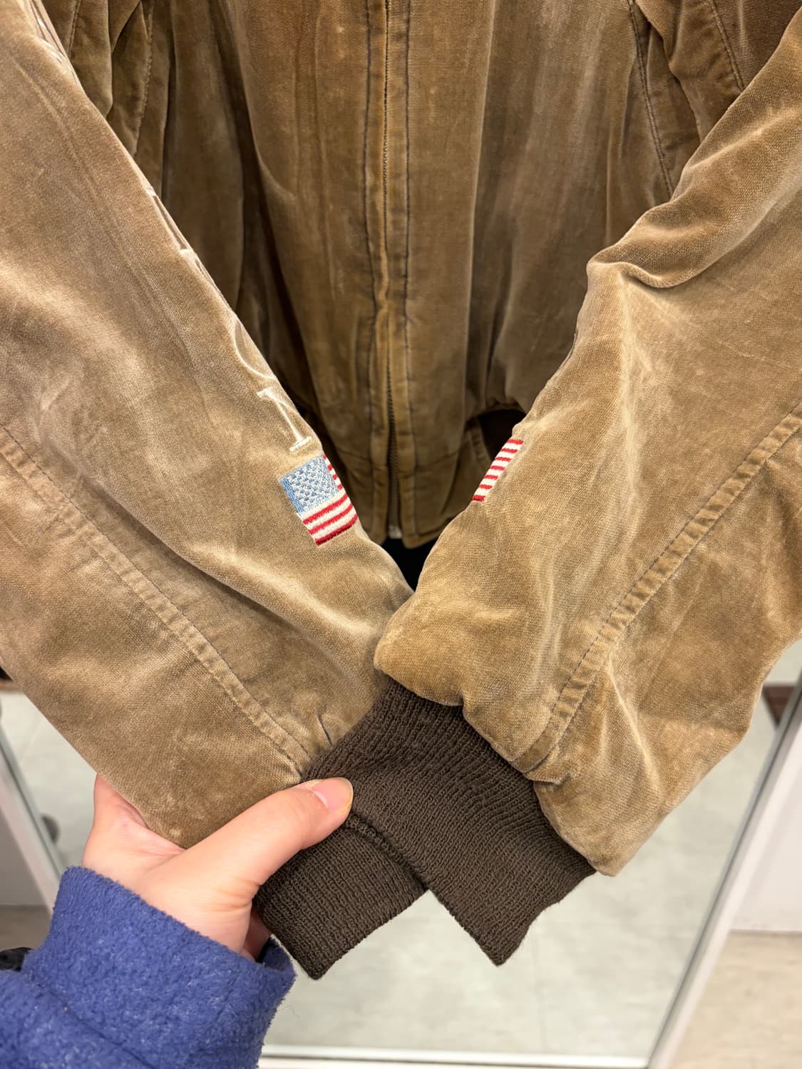 Harley-Davidson 할리데이비슨 아메리칸 이글 벨뱃 자수 자켓 상품이미지3