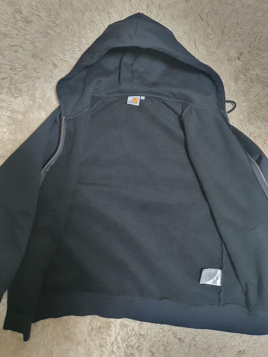 칼하트 기모 후드 자켓 상태 굿  사이즈 100 상품이미지3
