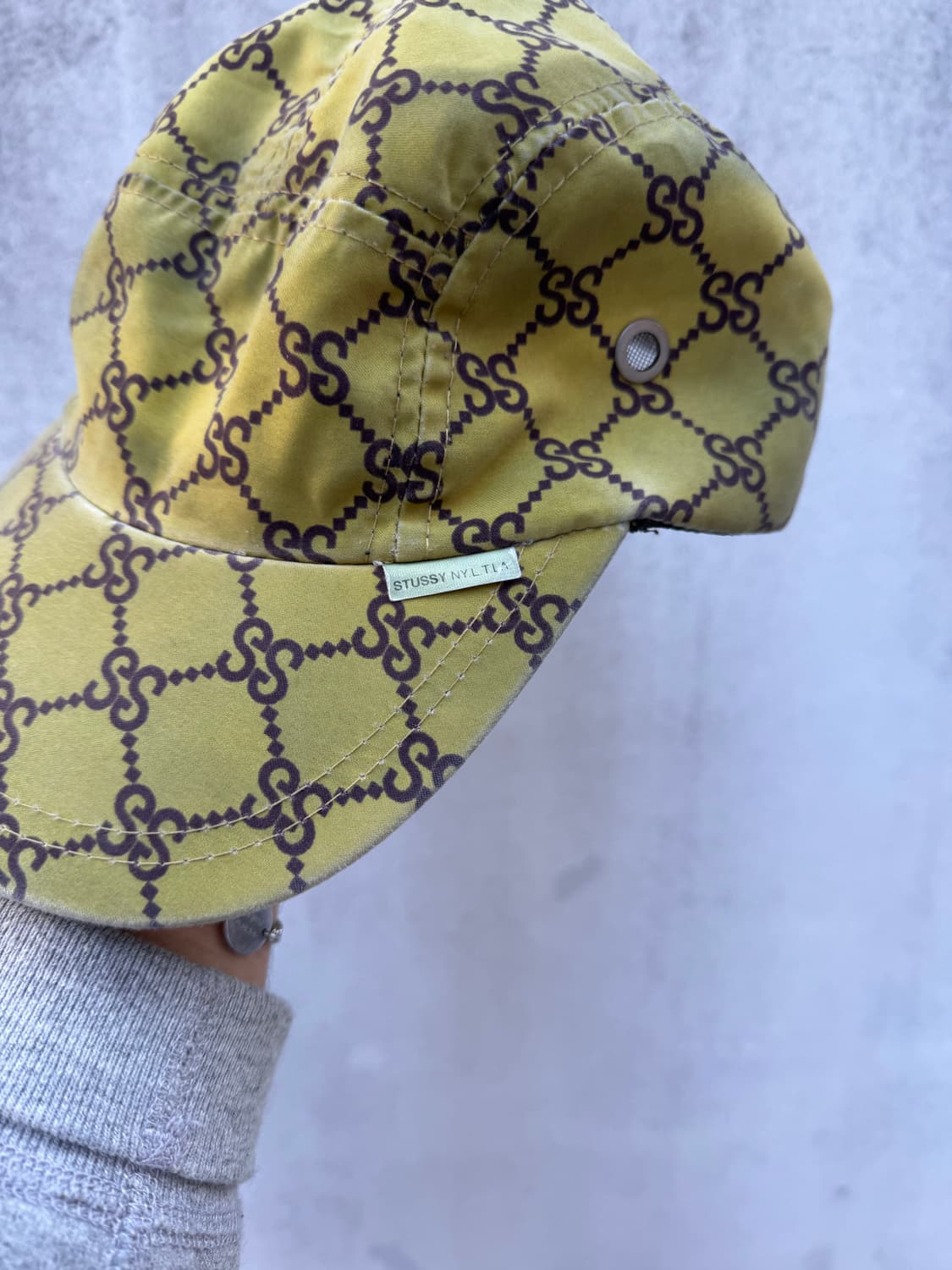 90s 스투시 LV Parody 캠프캡 상품이미지4