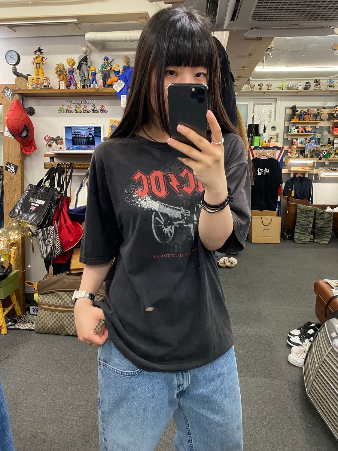 AC/DC 빈티지 반팔 티셔츠  상품이미지1