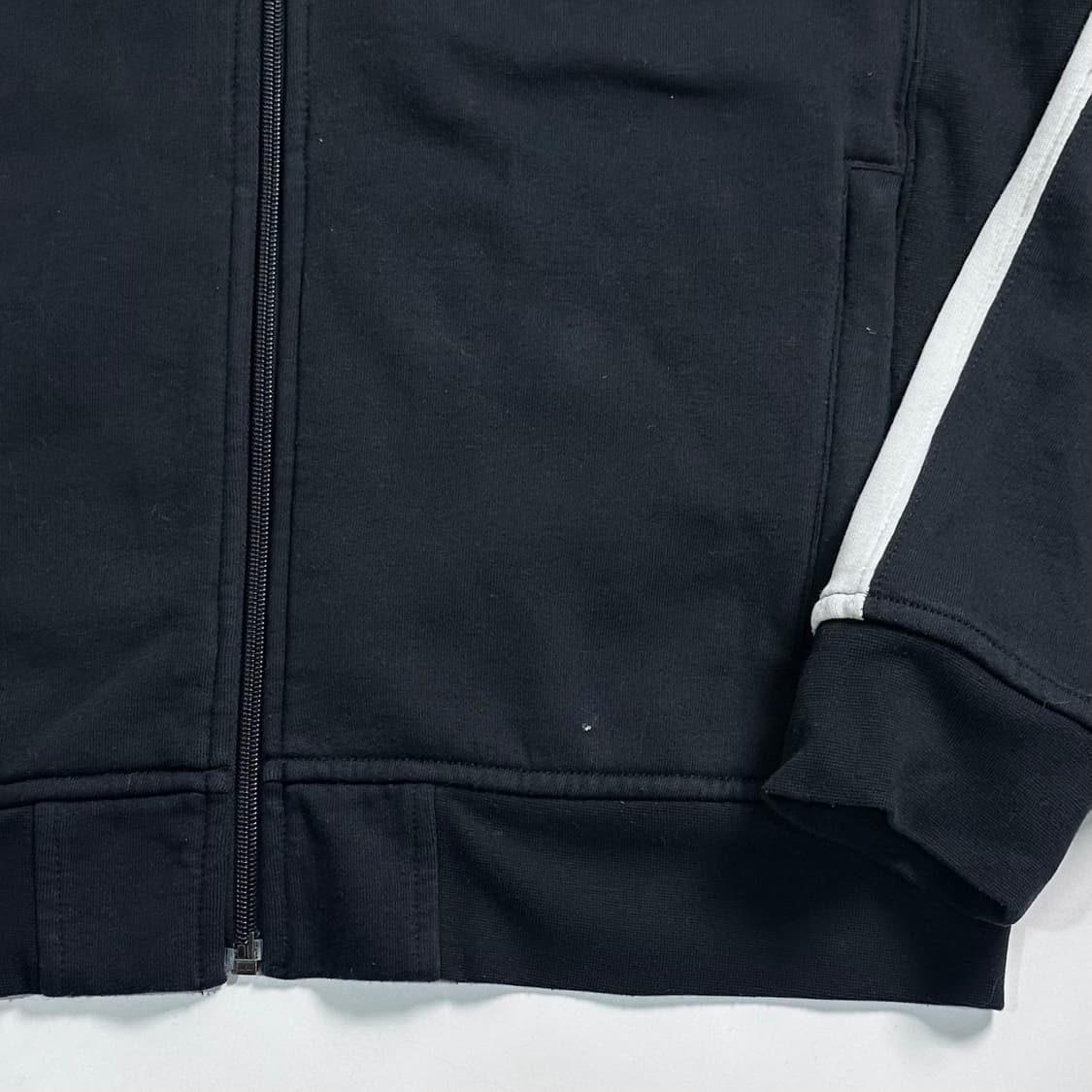 폴로 랄프로렌 블랙/화이트 코튼 집업 상품이미지4