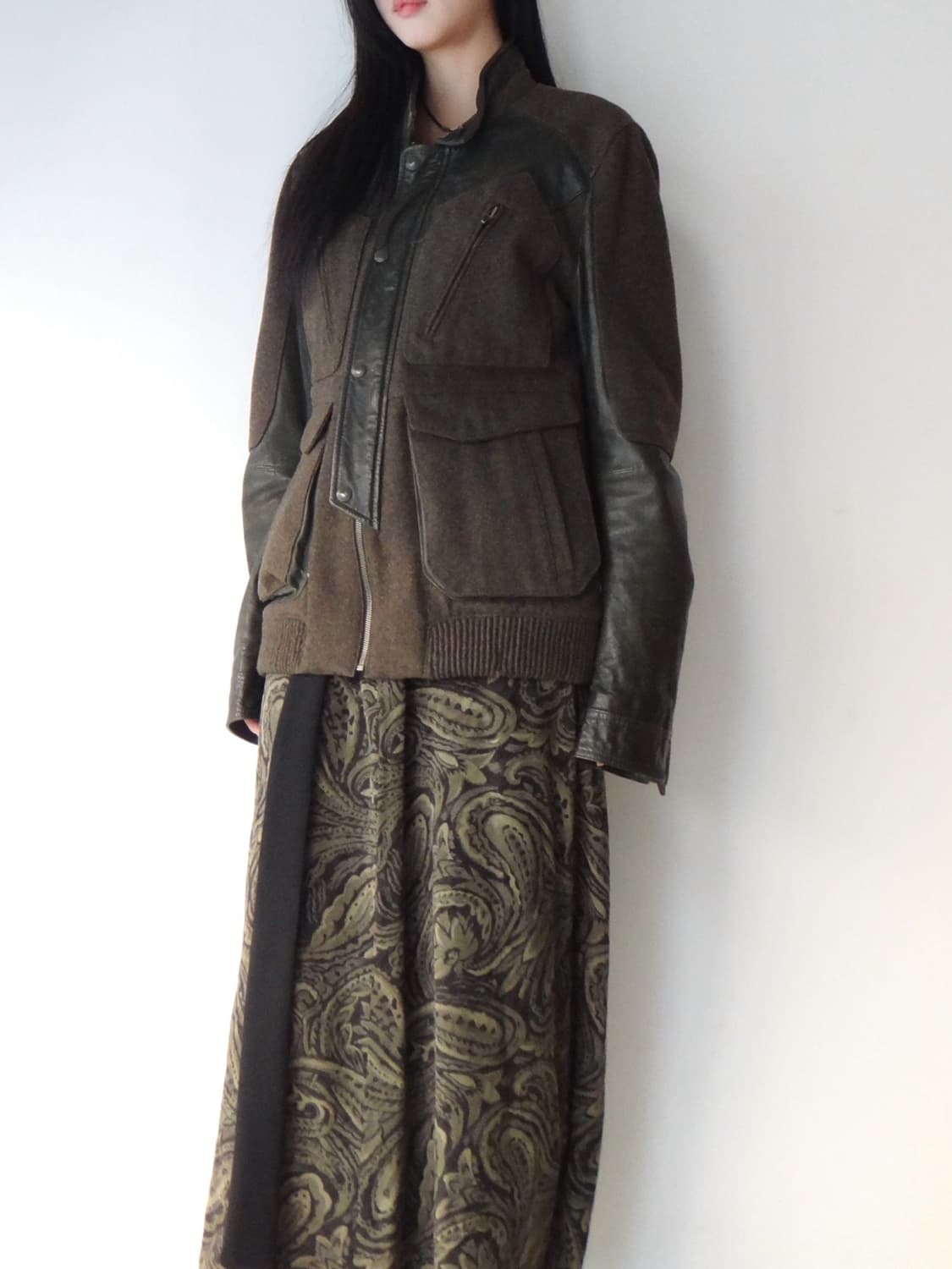 CHRIS. CHRISTY Urban leather zip jacket  상품이미지8