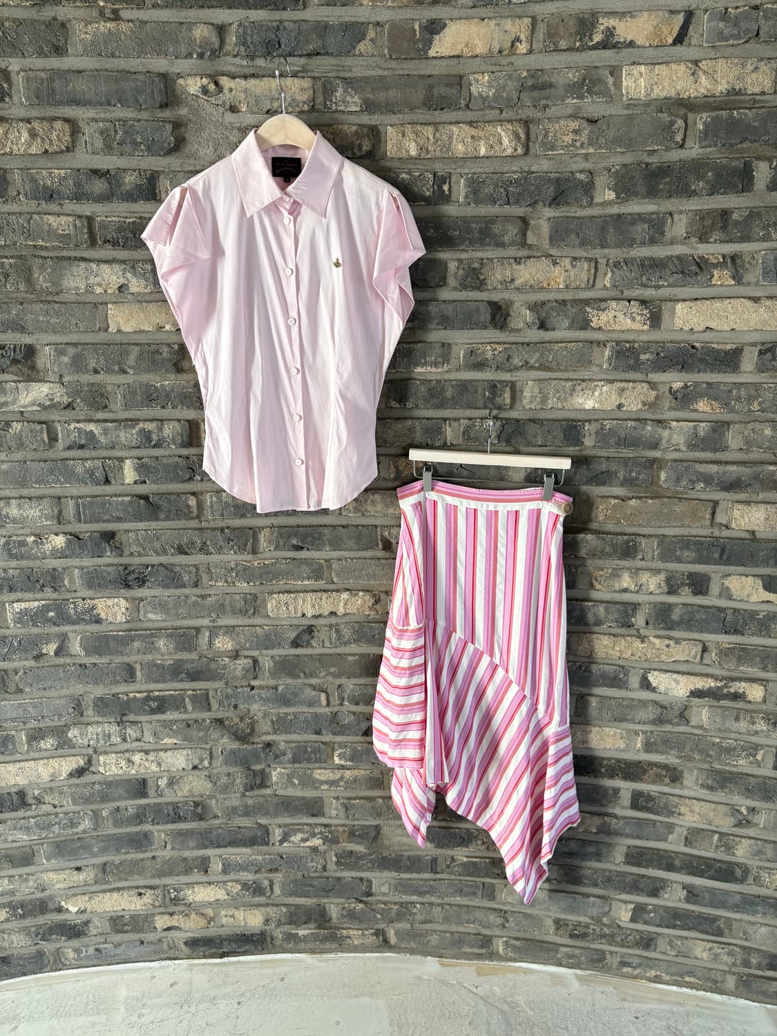 Vivienne Westwood Pink Stripe Skirt 상품이미지8