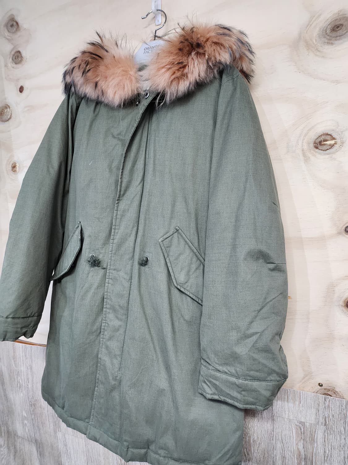 93) 시에로 라쿤퍼 야상 구스 패딩 상품이미지3