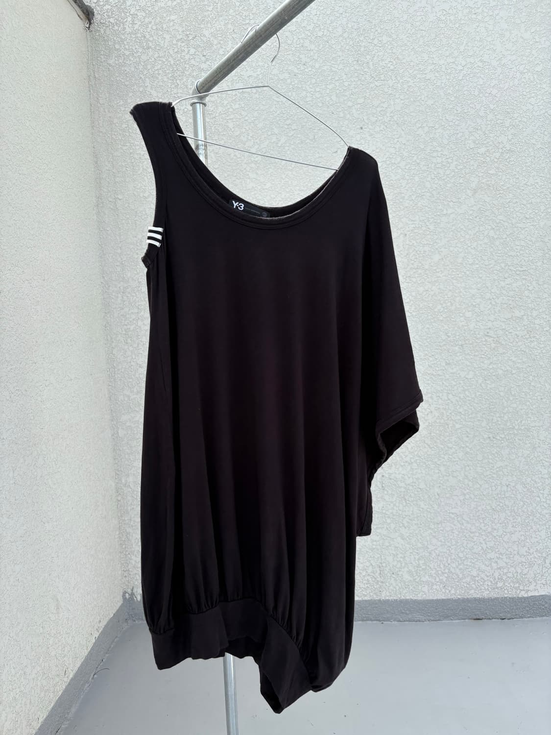 25 Y-3 unbalance shirring one-piece 상품이미지1