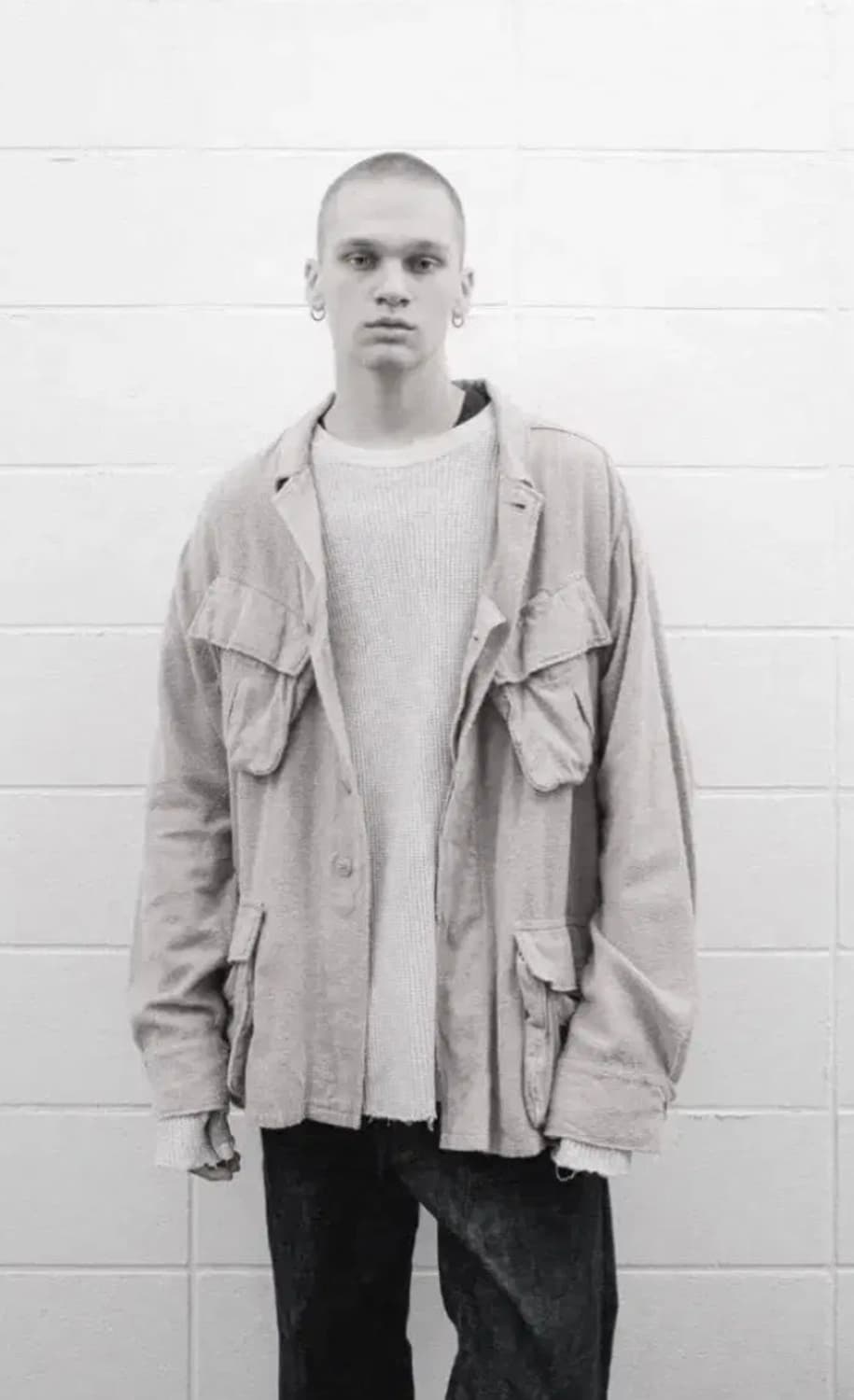 언유즈드 코튼 실크 퍼티그 자켓 상품이미지7