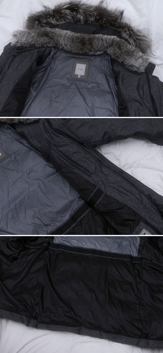 올젠 (Olzen) 테라노바 프리미엄 롱구스다운 패딩 (100-105) 상품이미지7