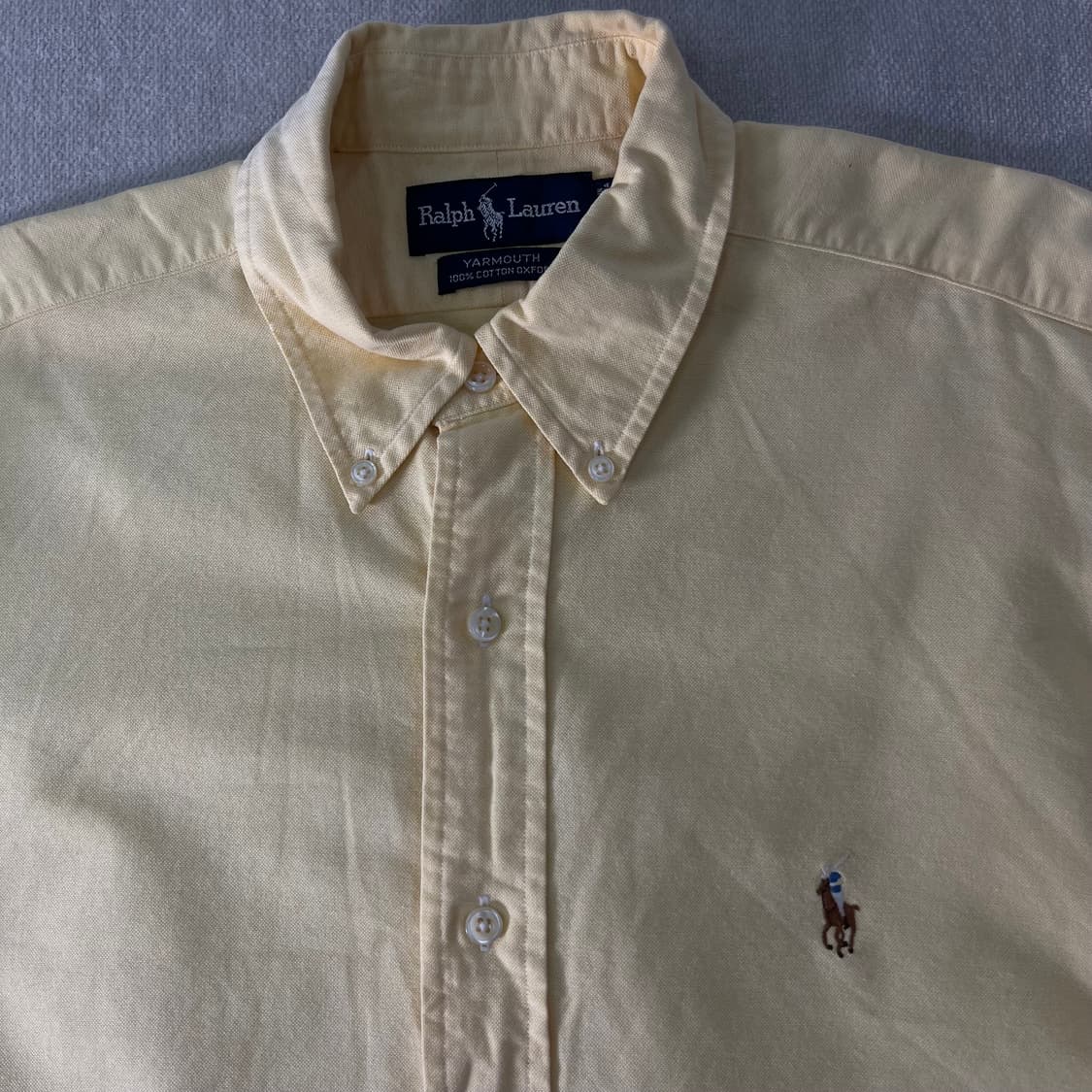 105 폴로랄프로렌 옐로우 코튼 셔츠 상품이미지2