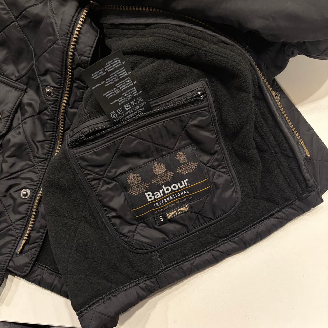 [S] 바버 아리엘 폴라퀼트 블랙 퀼팅 자켓 B614 상품이미지8