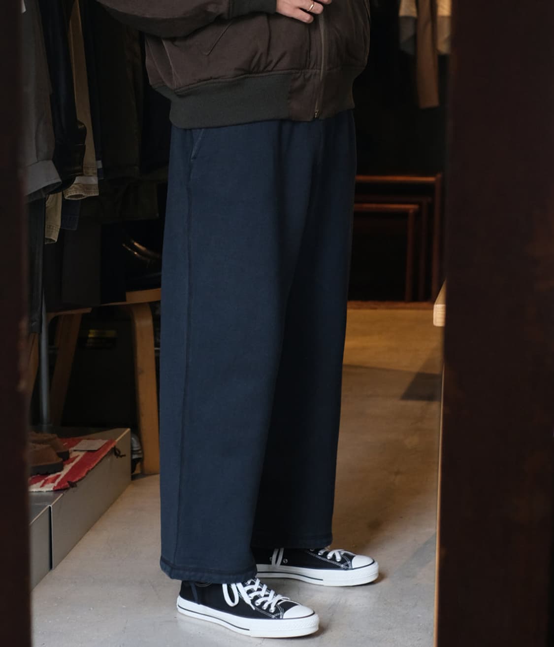 아프레쎄 빈티지 스웻팬츠 블랙 1사이즈 판매합니다 상품이미지6