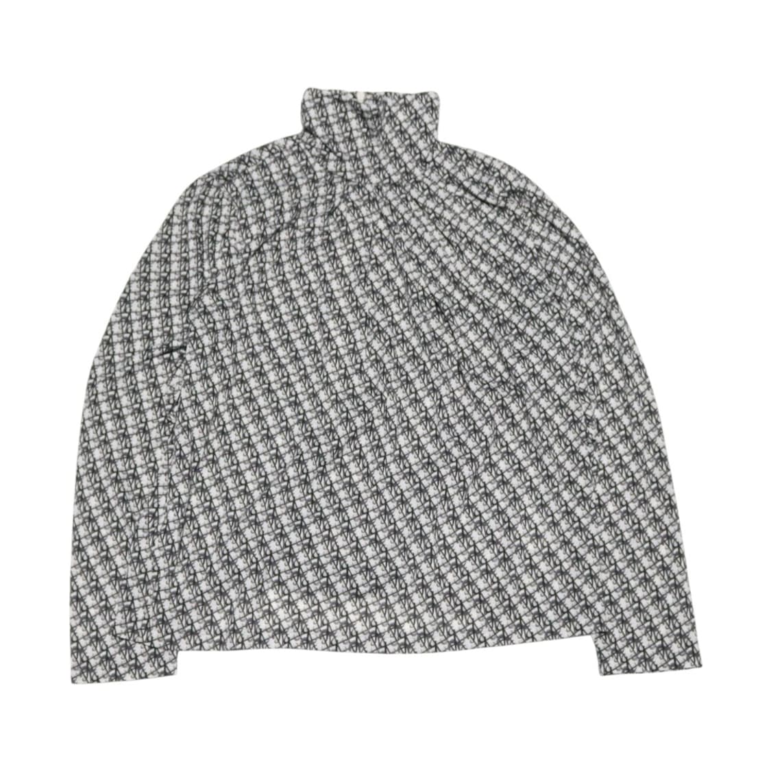 패턴 목폴라티셔츠 상품이미지1