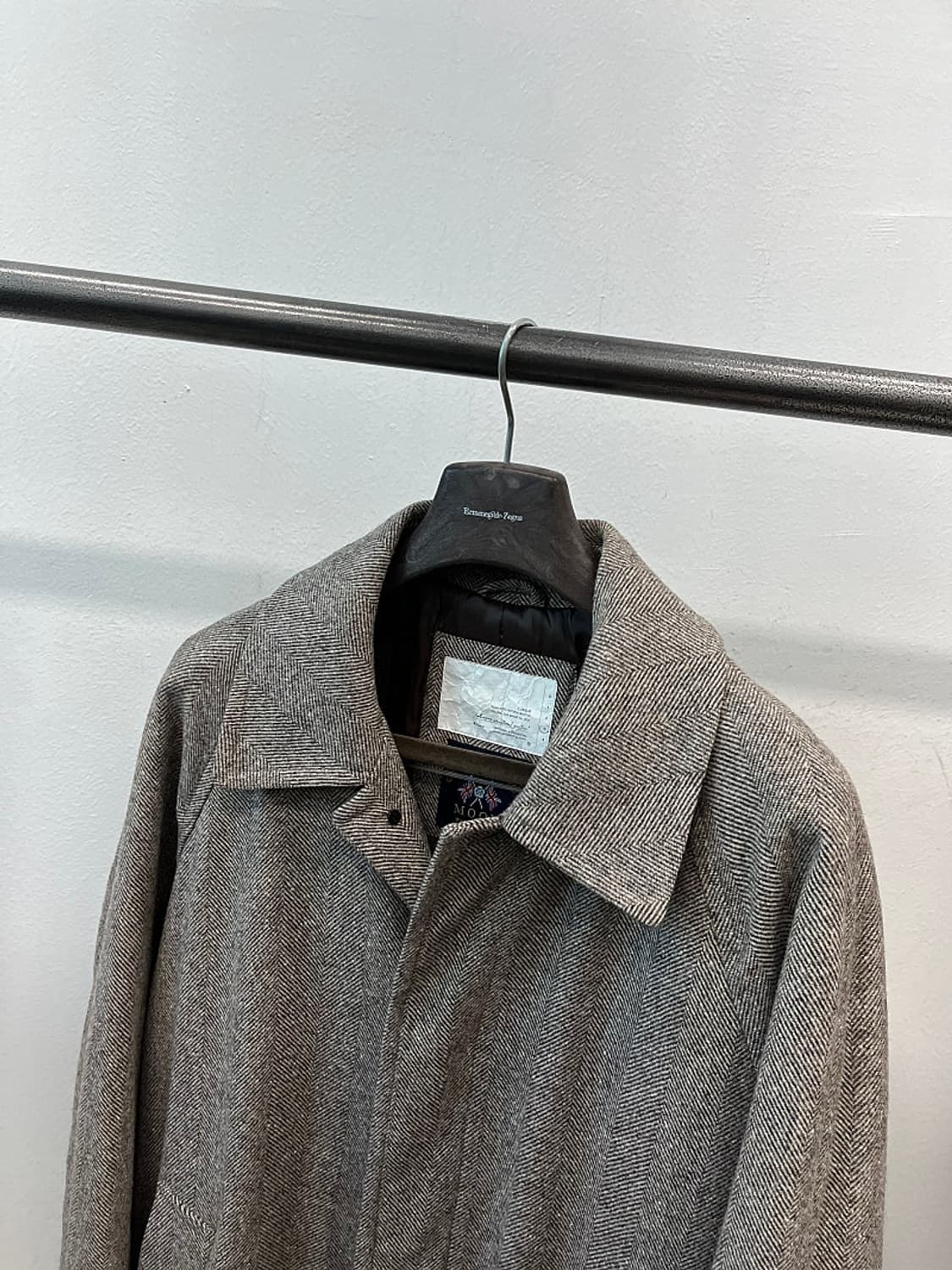 105) 리슈 아브라함문 헤링본 발마칸코트 상품이미지3