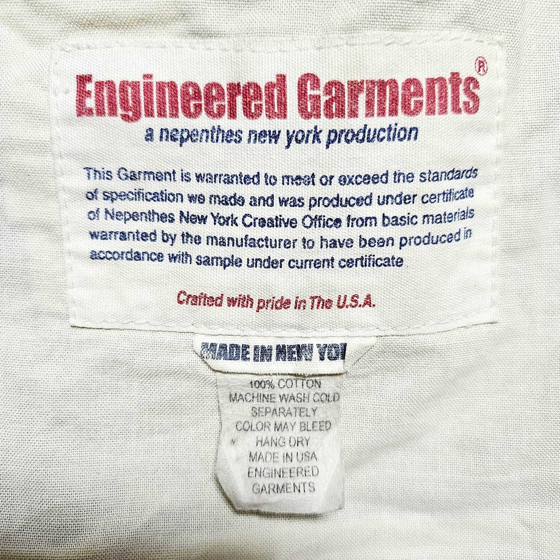 [M(100)][엔지니어드 가먼츠]올드 빈티지 베드포드 자켓 유즈드워시드 상품이미지8