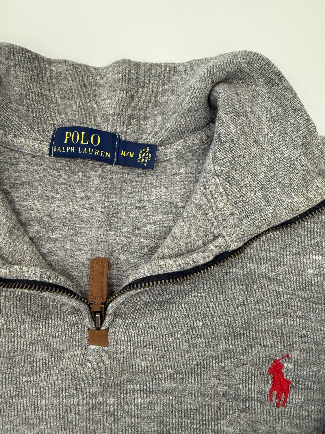 폴로 랄프로렌 하프집업 니트 회색 반집업 m 상품이미지5