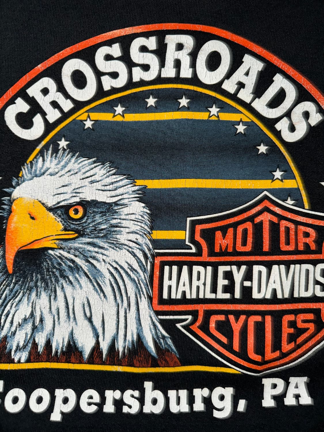 [XL] 빈티지 할리데이비슨 쿼터 집업 스웻셔츠 상품이미지5