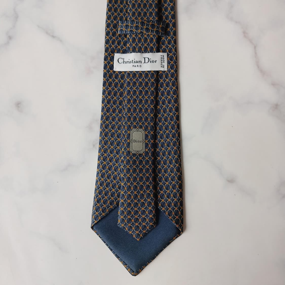 크리스찬 디올 실크 자카드 패턴 넥타이 9.8cm A+등급 E722 상품이미지7