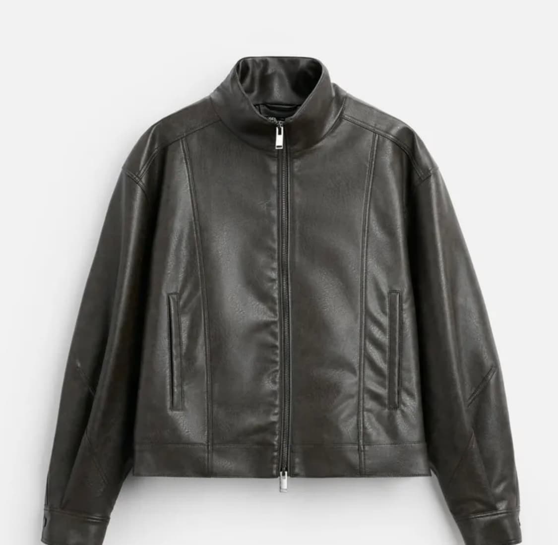 Zara 가죽 이펙트 재킷 M size (95-100) 상품이미지1