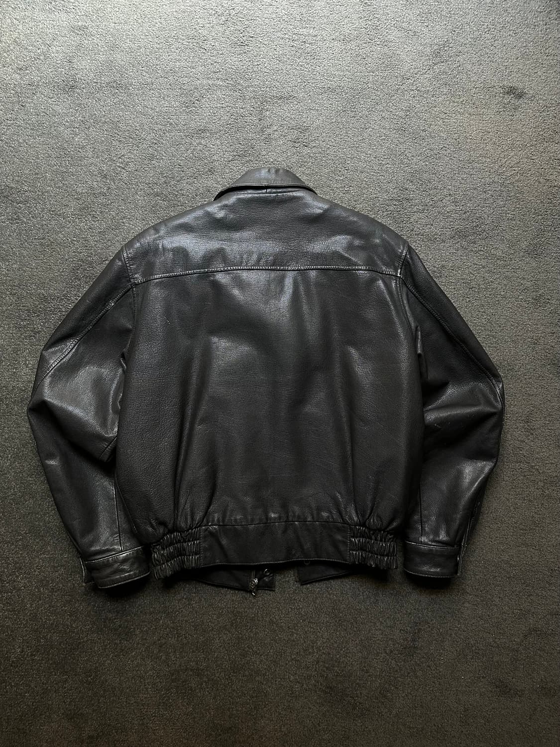 빈티지 A-2 플라이트 가죽 자켓 다크 브라운 M 상품이미지4