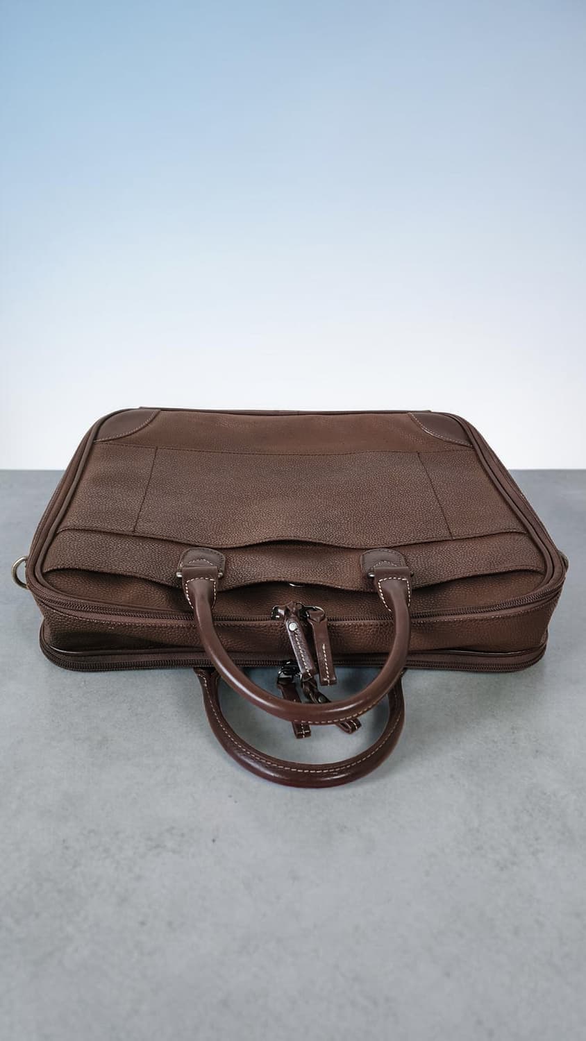 BRICS 브라운 가죽 서류 가방 상품이미지4