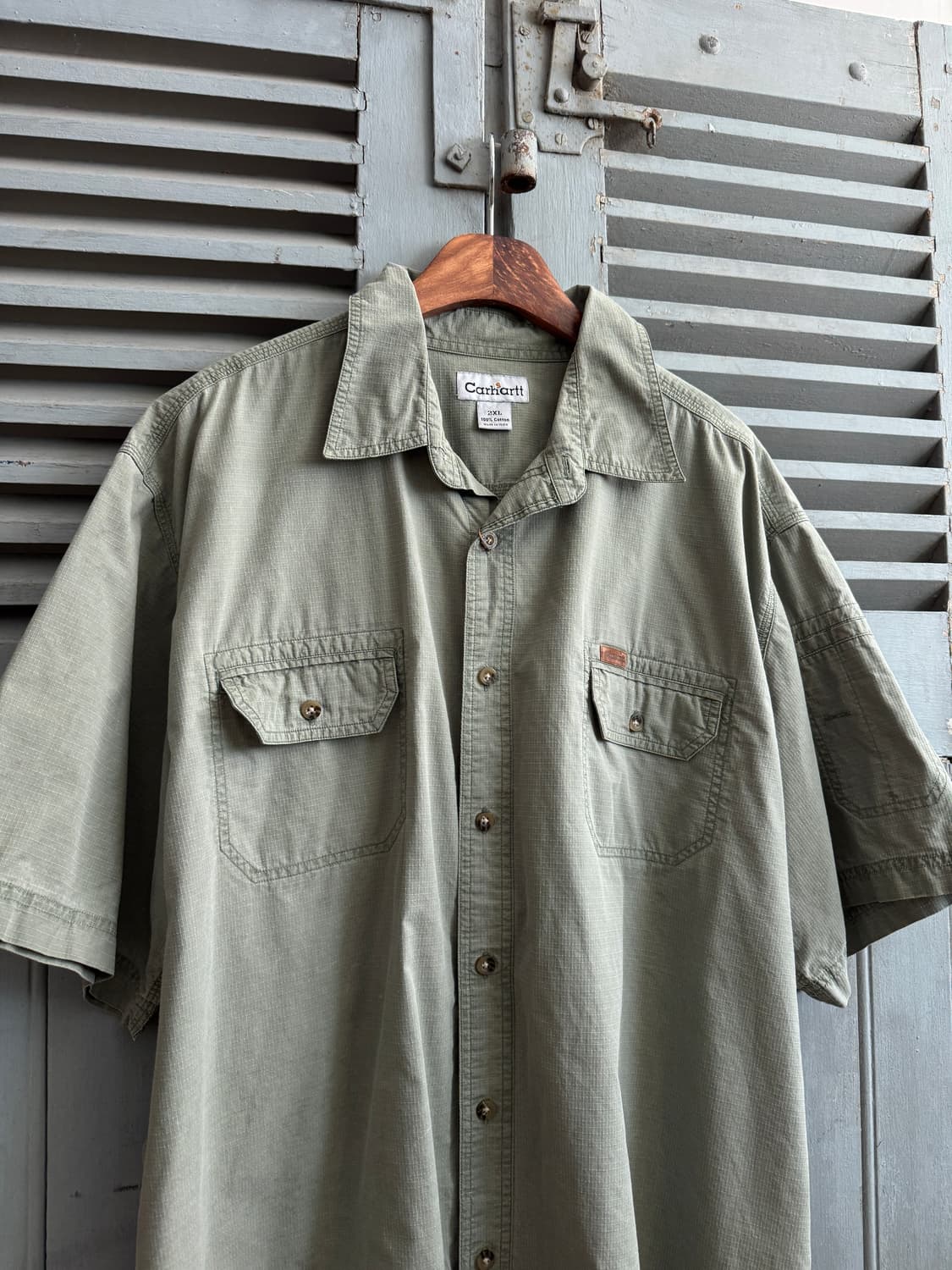 [2XL]칼하트 USA 립스탑 워크셔츠 상품이미지2